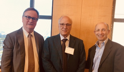 Dr. Miller with Chancellor and EVCP